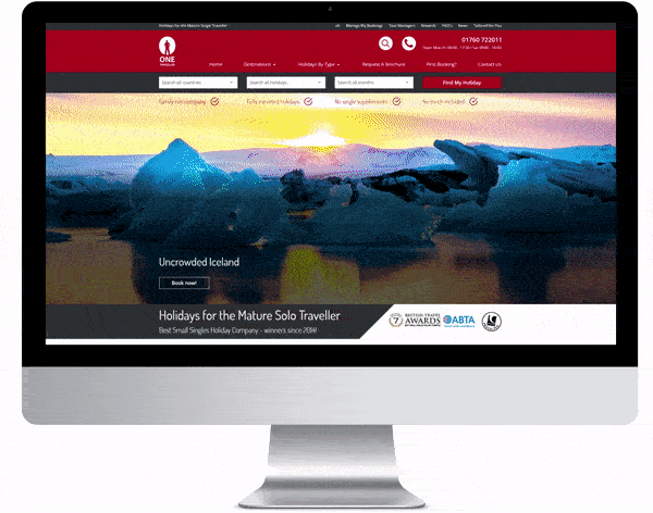 Website Design - One Traveller